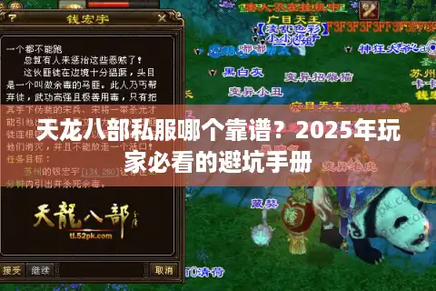 天龙八部私服哪个靠谱？2025年玩家必看的避坑手册