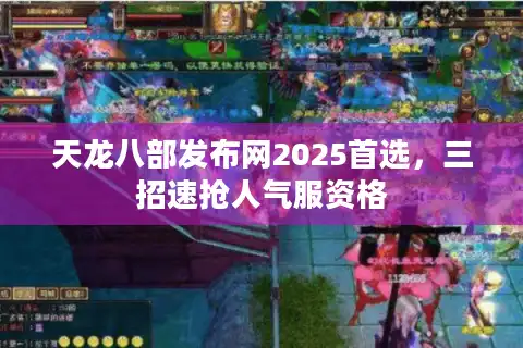 天龙八部发布网2025首选，三招速抢人气服资格