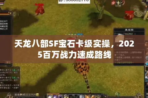 天龙八部SF宝石卡级实操，2025百万战力速成路线