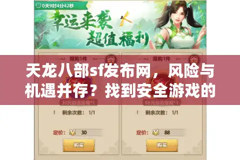 天龙八部sf发布网，风险与机遇并存？找到安全游戏的秘密