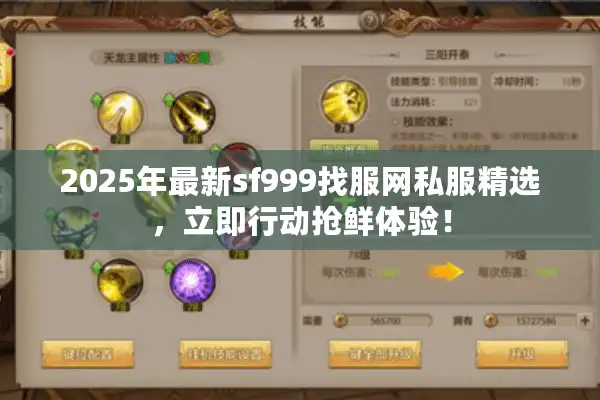 2025年最新sf999找服网私服精选，立即行动抢鲜体验！