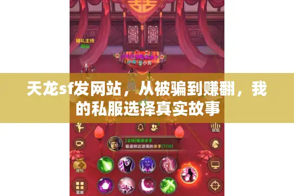 天龙sf发网站，从被骗到赚翻，我的私服选择真实故事