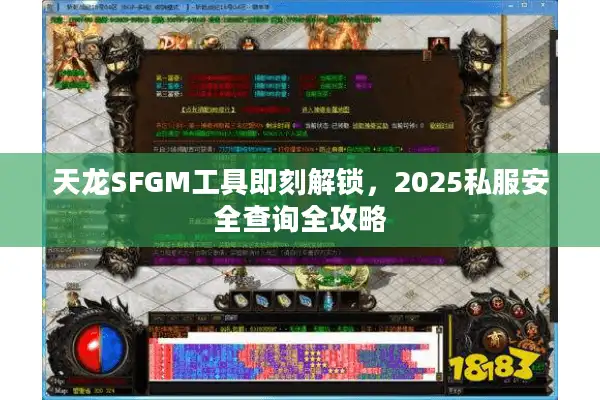 天龙SFGM工具即刻解锁，2025私服安全查询全攻略