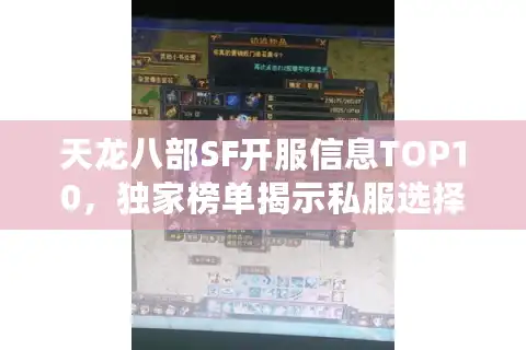 天龙八部SF开服信息TOP10，独家榜单揭示私服选择的残酷真相