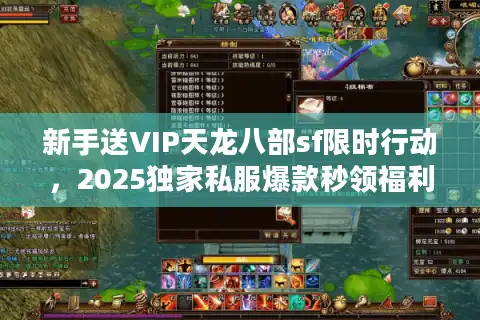 新手送VIP天龙八部sf限时行动，2025独家私服爆款秒领福利