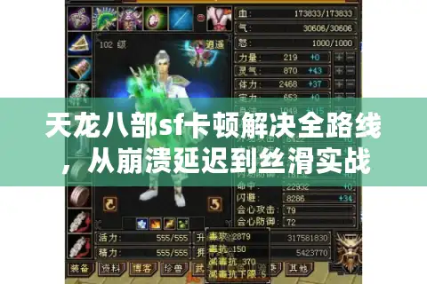 天龙八部sf卡顿解决全路线，从崩溃延迟到丝滑实战