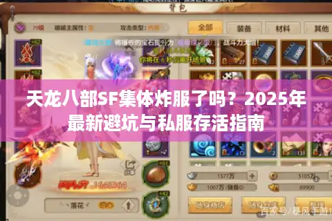 天龙八部SF集体炸服了吗？2025年最新避坑与私服存活指南