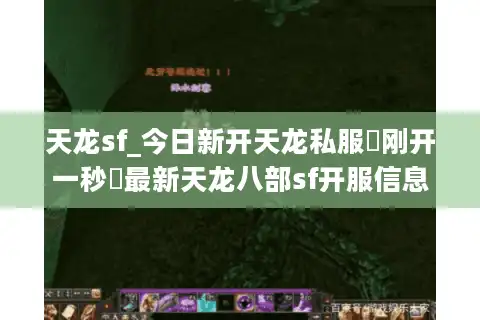 天龙sf_今日新开天龙私服▶刚开一秒◀最新天龙八部sf开服信息汇总