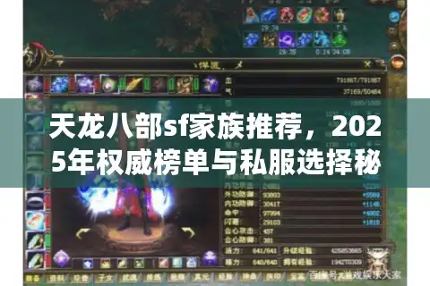 天龙八部sf家族推荐，2025年权威榜单与私服选择秘诀