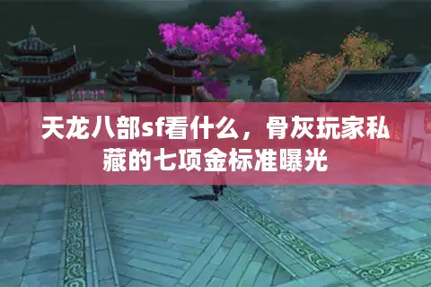 天龙八部sf看什么，骨灰玩家私藏的七项金标准曝光