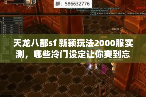 天龙八部sf 新颖玩法2000服实测，哪些冷门设定让你爽到忘记官服？
