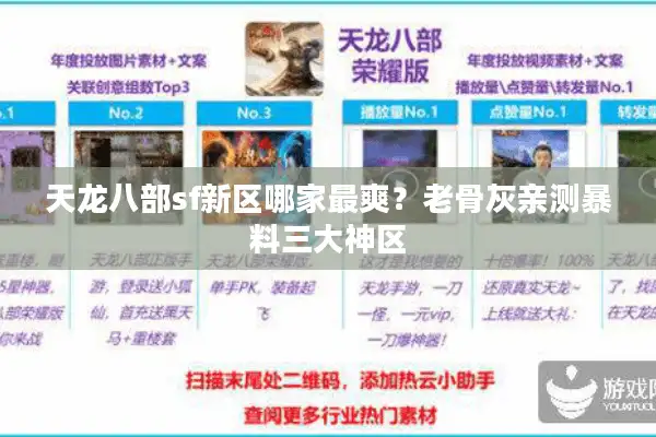 天龙八部sf新区哪家最爽？老骨灰亲测暴料三大神区