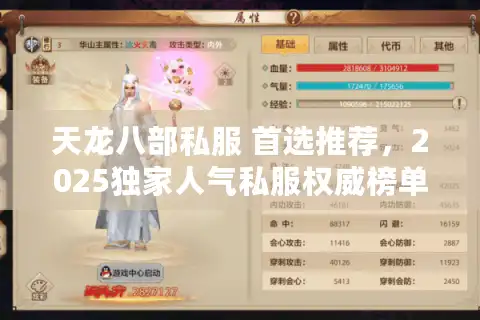 天龙八部私服 首选推荐，2025独家人气私服权威榜单