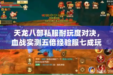 天龙八部私服耐玩度对决，血战实测五倍经验服七成玩家退坑