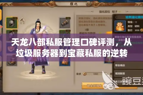 天龙八部私服管理口碑评测，从垃圾服务器到宝藏私服的逆转路径！