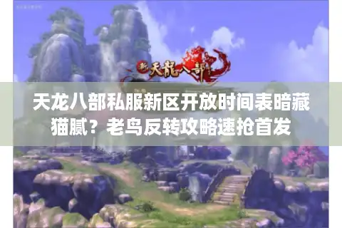 天龙八部私服新区开放时间表暗藏猫腻？老鸟反转攻略速抢首发