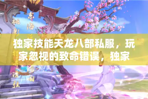 独家技能天龙八部私服，玩家忽视的致命错误，独家技巧反转结局