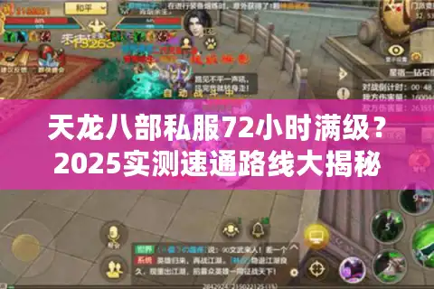 天龙八部私服72小时满级？2025实测速通路线大揭秘