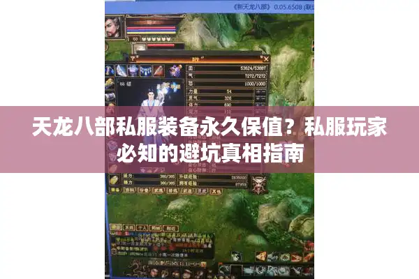 天龙八部私服装备永久保值？私服玩家必知的避坑真相指南