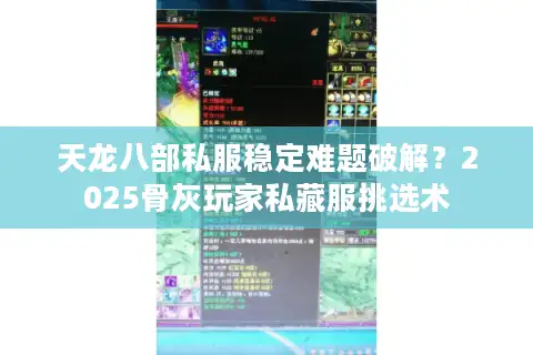 天龙八部私服稳定难题破解？2025骨灰玩家私藏服挑选术