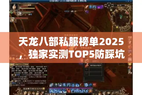 天龙八部私服榜单2025，独家实测TOP5防踩坑指南