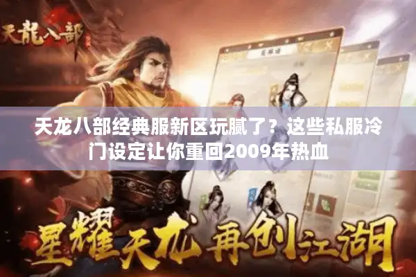 天龙八部经典服新区玩腻了？这些私服冷门设定让你重回2009年热血