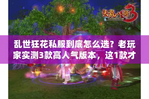 乱世狂花私服到底怎么选？老玩家实测3款高人气版本，这1款才是真内味