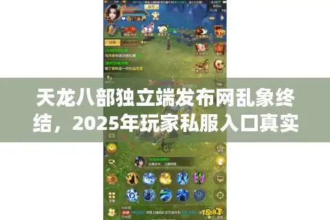 天龙八部独立端发布网乱象终结，2025年玩家私服入口真实评测