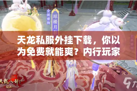 天龙私服外挂下载，你以为免费就能爽？内行玩家亲证风险真相！