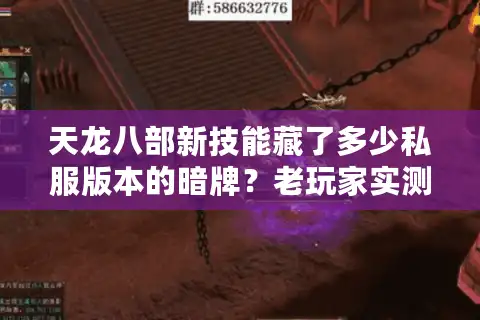 天龙八部新技能藏了多少私服版本的暗牌？老玩家实测3个冷门玩法才懂的门道