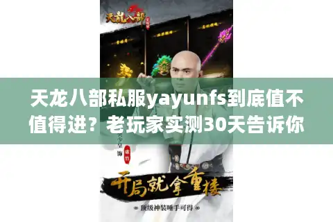 天龙八部私服yayunfs到底值不值得进？老玩家实测30天告诉你答案