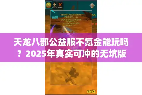 天龙八部公益服不氪金能玩吗？2025年真实可冲的无坑版本推荐
