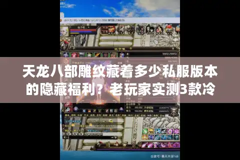 天龙八部雕纹藏着多少私服版本的隐藏福利？老玩家实测3款冷门服的收益差异