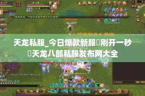 天龙私服_今日爆款新服◁刚开一秒▷天龙八部私服发布网大全