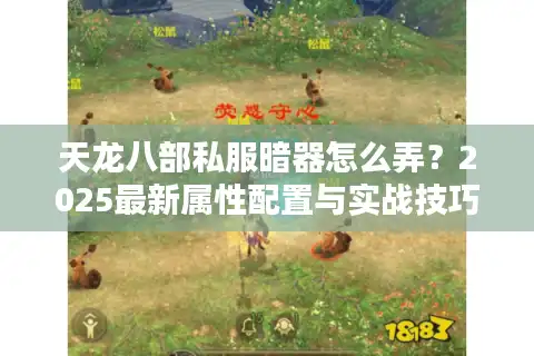 天龙八部私服暗器怎么弄？2025最新属性配置与实战技巧