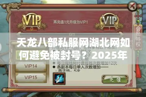 天龙八部私服网湖北网如何避免被封号？2025年安全防封攻略