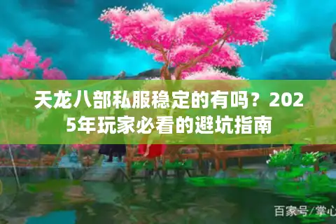 天龙八部私服稳定的有吗？2025年玩家必看的避坑指南