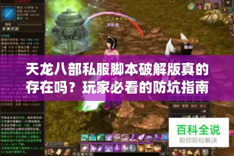天龙八部私服脚本破解版真的存在吗？玩家必看的防坑指南