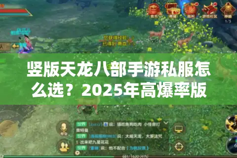 竖版天龙八部手游私服怎么选？2025年高爆率版本避坑指南