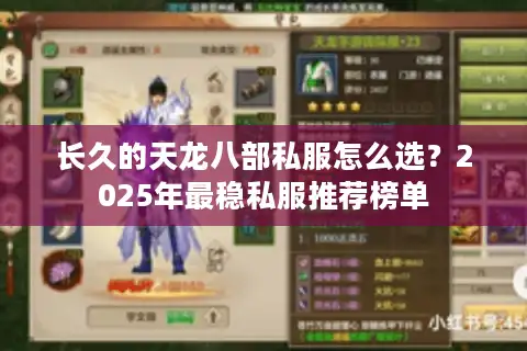 长久的天龙八部私服怎么选？2025年最稳私服推荐榜单