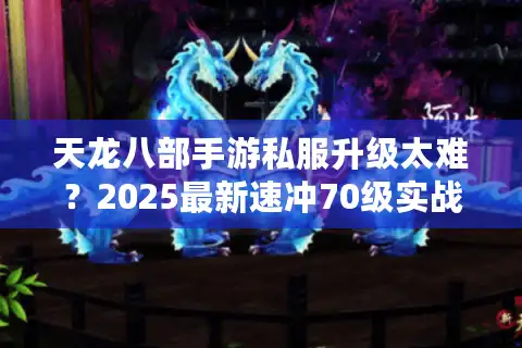 天龙八部手游私服升级太难？2025最新速冲70级实战攻略