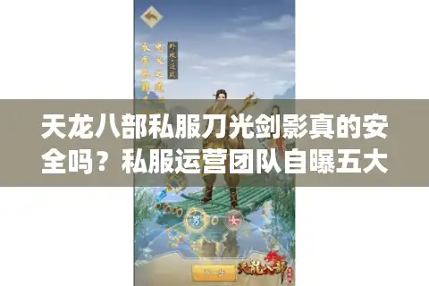 天龙八部私服刀光剑影真的安全吗？私服运营团队自曝五大隐患