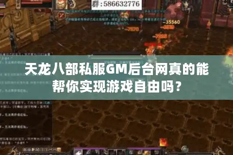 天龙八部私服GM后台网真的能帮你实现游戏自由吗？