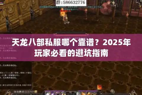 天龙八部私服哪个靠谱？2025年玩家必看的避坑指南