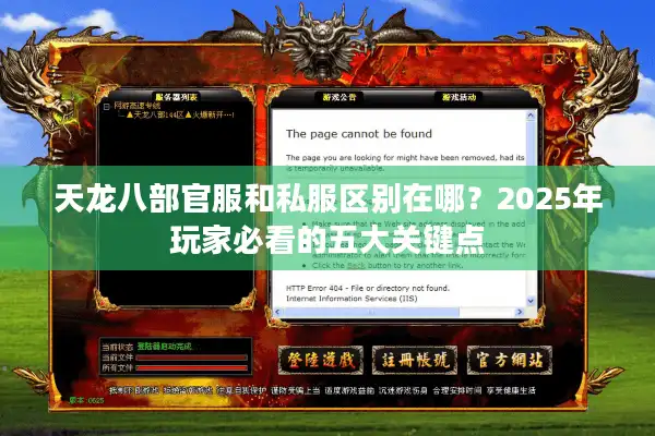 天龙八部官服和私服区别在哪？2025年玩家必看的五大关键点