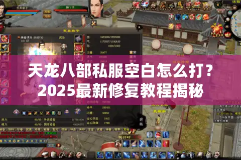 天龙八部私服空白怎么打？2025最新修复教程揭秘