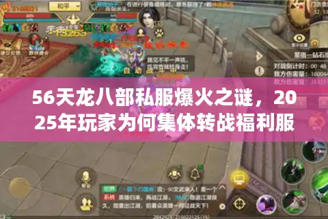 56天龙八部私服爆火之谜，2025年玩家为何集体转战福利服？