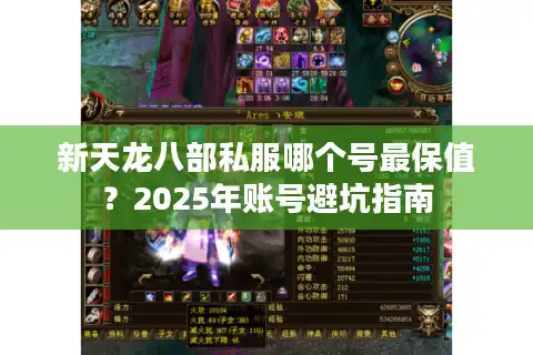 新天龙八部私服哪个号最保值？2025年账号避坑指南