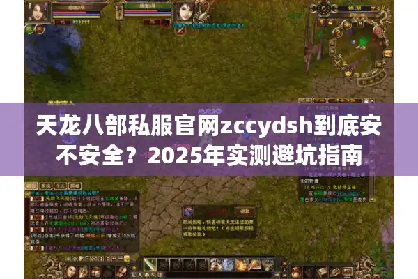 天龙八部私服官网zccydsh到底安不安全？2025年实测避坑指南