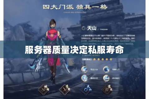 服务器质量决定私服寿命